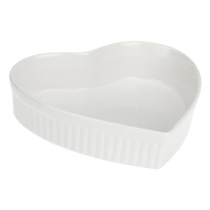 LA PORCELLANA BIANCA CUPIDO Naczynie do zapiekania serce 25 cm