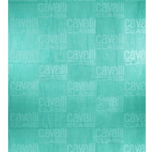 ZIELONY RĘCZNIK PLAŻOWY DAMSKI KLASY CAVALLI
