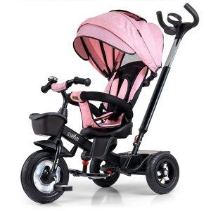 Milly Mally Rowerek Trójkołowy Movi Black-Pink