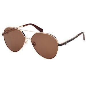 MONCLER ZŁOTE OKULARY PRZECIWSŁONECZNE DAMSKIE