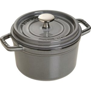STAUB LA COCOTTE Garnek żeliwny okrągły 800 ml, grafitowy