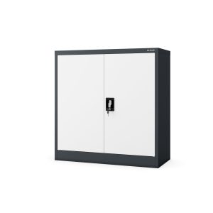 Szafka na akta osobowe BEATA, 900 x 930 x 400 mm, antracytowo-biała