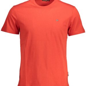 T-SHIRT MĘSKI Z KRÓTKIM RĘKAWEM NAPAPIJRI CZERWONY