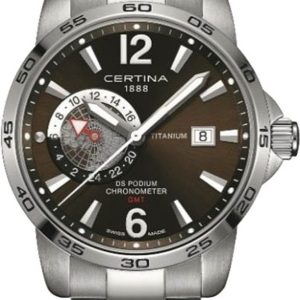 Zegarek CERTINA C034455440870. Kwarcowy, Kolor brązowy. Mężczyzna.