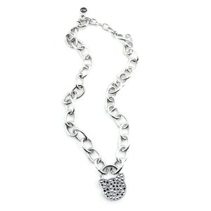 Biżuteria KARL LAGERFELD 5512238. NECKLACE NECKLACE, Kolor szary. Kobieta.