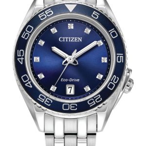 Zegarek CITIZEN FE6160-57L. Słoneczny, Kolor niebieski. Kobieta.
