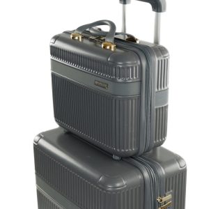 Kuferek podróżny mały ABS Nokiro 12'- ciemny szary