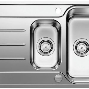 BLANCO LEMIS 6 S-IF stal szczotkowana, odwracalny, korek auto. Użyj kodu 23BLA06 i płać mniej