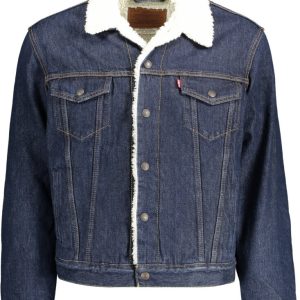 NIEBIESKA MĘSKA KURTKA JEANSOWA LEVI'S