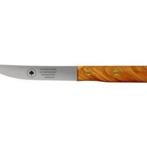 Pikas BISTECCA SEGHETTATO (Steak knife) CM 11,5 Olive