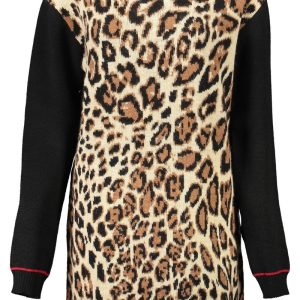 GAELLE PARIS BEŻOWA KRÓTKA SUKIENKA