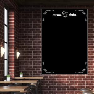 Tablica magnetyczna kredowa menu 37
