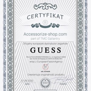 Okulary GUESS GU76770066B. Okulary przeciwsłoneczne, Kolor czerwony. Kobieta.