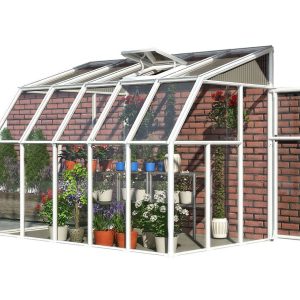 Rion Plastikowa szklarnia przyścienna Sun Room 35 Biały 324x201x247cm
