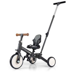 Milly Mally Rowerek 5w1 Optimus Max Dark Grey