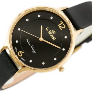 ZEGAREK DAMSKI G. ROSSI 10411A-1A2 NA PASKU (zg714f) + BOX
