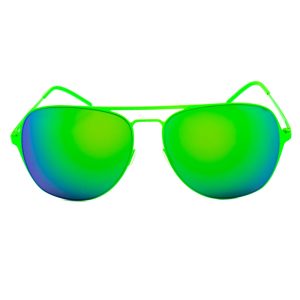 Okulary ITALIA INDEPENDENT 0209-033-000. Okulary przeciwsłoneczne, Kolor zielony. Mężczyzna.