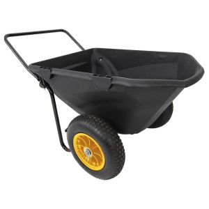 Polar Plastikowa taczka Cub Cart 198 litrów Czarny 127x71x74cm