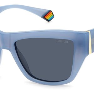 Okulary POLAROID PLD6210SXMVU. Okulary przeciwsłoneczne, Kolor niebieski. Kobieta.