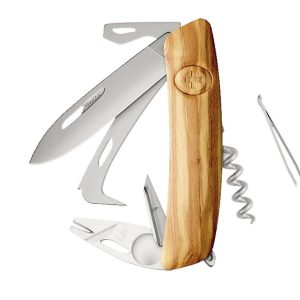 Swiza HO05R-TT AM HORSE & TICK TOOL Wood Olive (KHO.0096.6310)