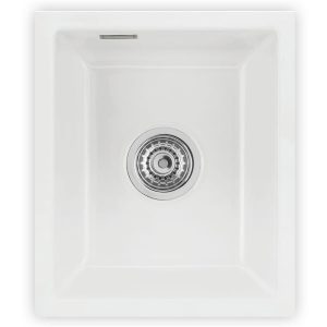 Systemceram Mera 32 U Gronland, zlewozmywak ceramiczny, korek manualny