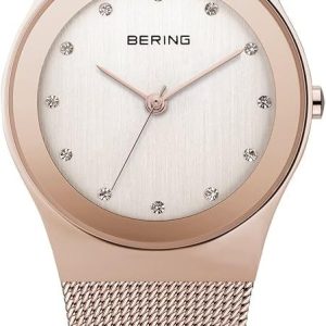 Zegarek BERING 12927-366. Kwarcowy, Kolor różowy. Kobieta.