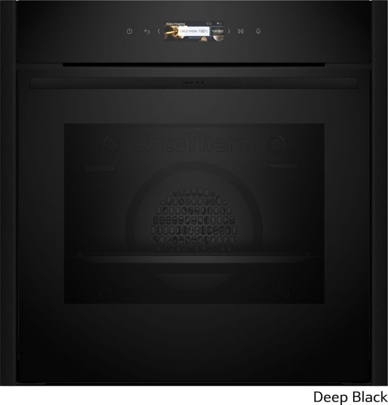 Neff B29CR7KY0, piekarnik do zabudowy z pirolizą, Deep Black Z9060DY0