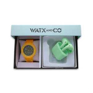 Zegarek WATXANDCO WAPACKEAR18_M. Kwarcowy, Kolor zielony. Kobieta.