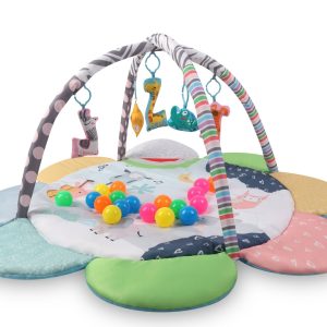 TinyMini JL639-2A Mata edukacyjna 2w1 Kwiat Zoo