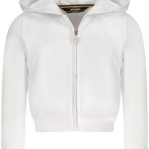 K-WAY BLUZA Z ROZPINANYM NA ZAMEK DLA DZIEWCZĄT BIAŁA