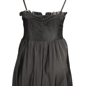 GAELLE PARIS CZARNA KRÓTKA SUKIENKA DAMSKA