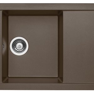 Alveus FORMIC 30 kol. 03 chocolate (76x50) zlew Granital+ 1kom. z syfonem POP-UP