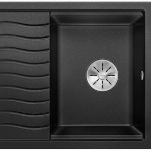 BLANCO ELON 45 S Silgranit antracyt odwracalny, korek auto., InFino, kratka ociekowa