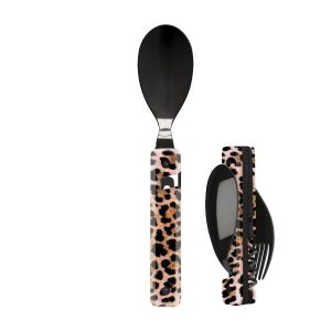 Akinod MULTIFUNCTION CUTLERY 13H25 BLACK MIRROR Leopard