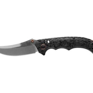 Benchmade MINI BEDLAM 865-02 MARBLED CARBON FIBER PLAIN
