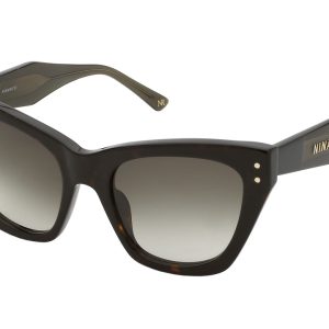 Okulary NINA RICCI SNR323540909. Okulary przeciwsłoneczne, Kolor brązowy. Kobieta.