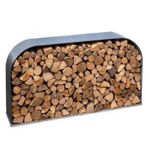 Westmann Stalowy stojak na drewno opałowe Antracyt 212x46x111cm