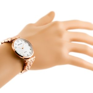 ZEGAREK DAMSKI ALBATROSS Glamour ABBB97 (za537c) rose gold/white