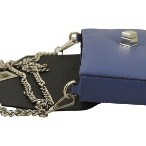 Małe skórzane torebki wizytowe - Żółte ciemne