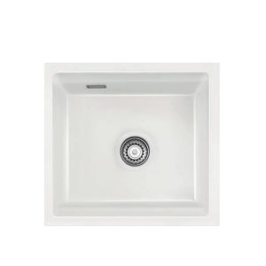 Systemceram Kara 42 U Gronland, zlewozmywak ceramiczny, korek manualny