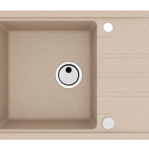 Alveus Intermezzo 40 beż 55 (68x48) z syfonem manualnym