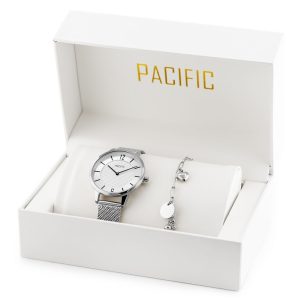 ZEGAREK DAMSKI PACIFIC X6190-02 - komplet prezentowy (zy724a)