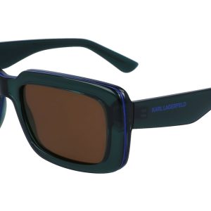 Okulary KARL LAGERFELD KL6101S-300. Okulary przeciwsłoneczne, Kolor zielony. Unisex.