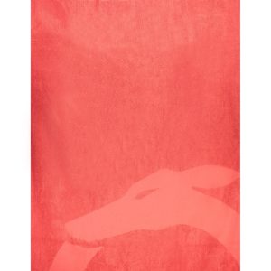 RĘCZNIK PLAŻOWY DAMSKI TRUSSARDI JEANS CZERWONY