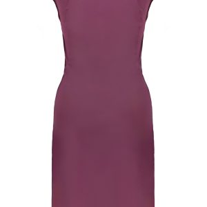 KLASYCZNA FIOLETOWA SUKIENKA DAMSKA PATRIZIA PEPE