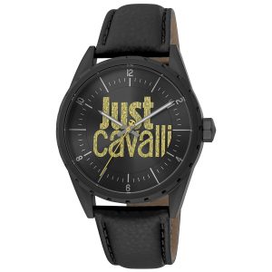 Zegarek JUST CAVALLI JC1G207L0035. Kwarcowy, Kolor czarny. Mężczyzna.