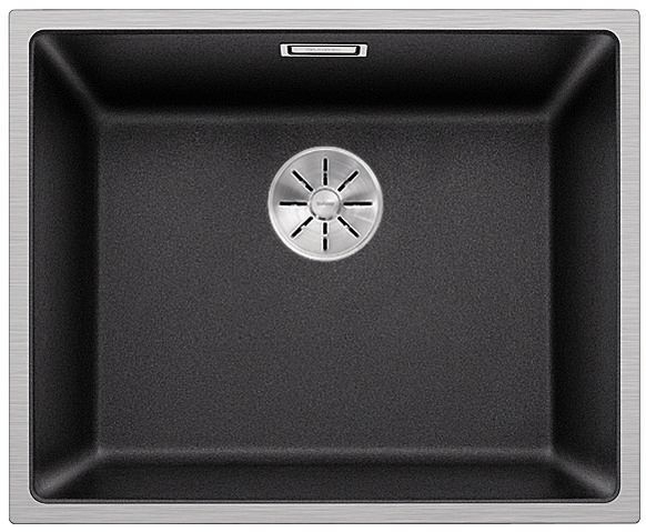 BLANCO SUBLINE 500-IF SteelFrame Silgranit antracyt, korek auto., InFino