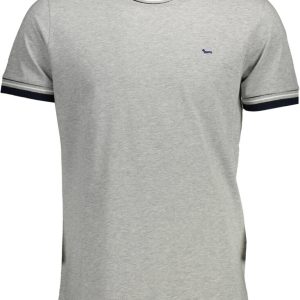 T-SHIRT MĘSKI Z KRÓTKIM RĘKAWEM HARMONT&BLAINE SZARY