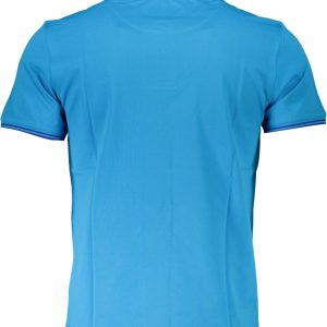 NIEBIESKA KOSZULKA POLO Z KRÓTKIM RĘKAWEM, MĘSKA HARMONT&BLAINE