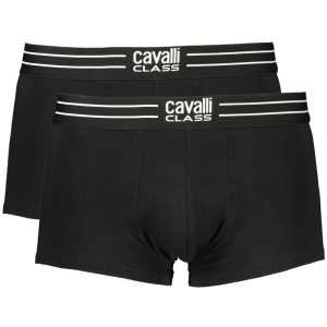 CAVALLI CLASS BOKSERKI MĘSKIE CZARNE